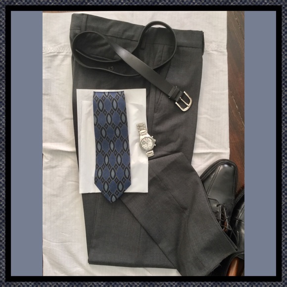 Paco Rabanne silk tie geometric oval pattern Italy - Picture 5 of 5